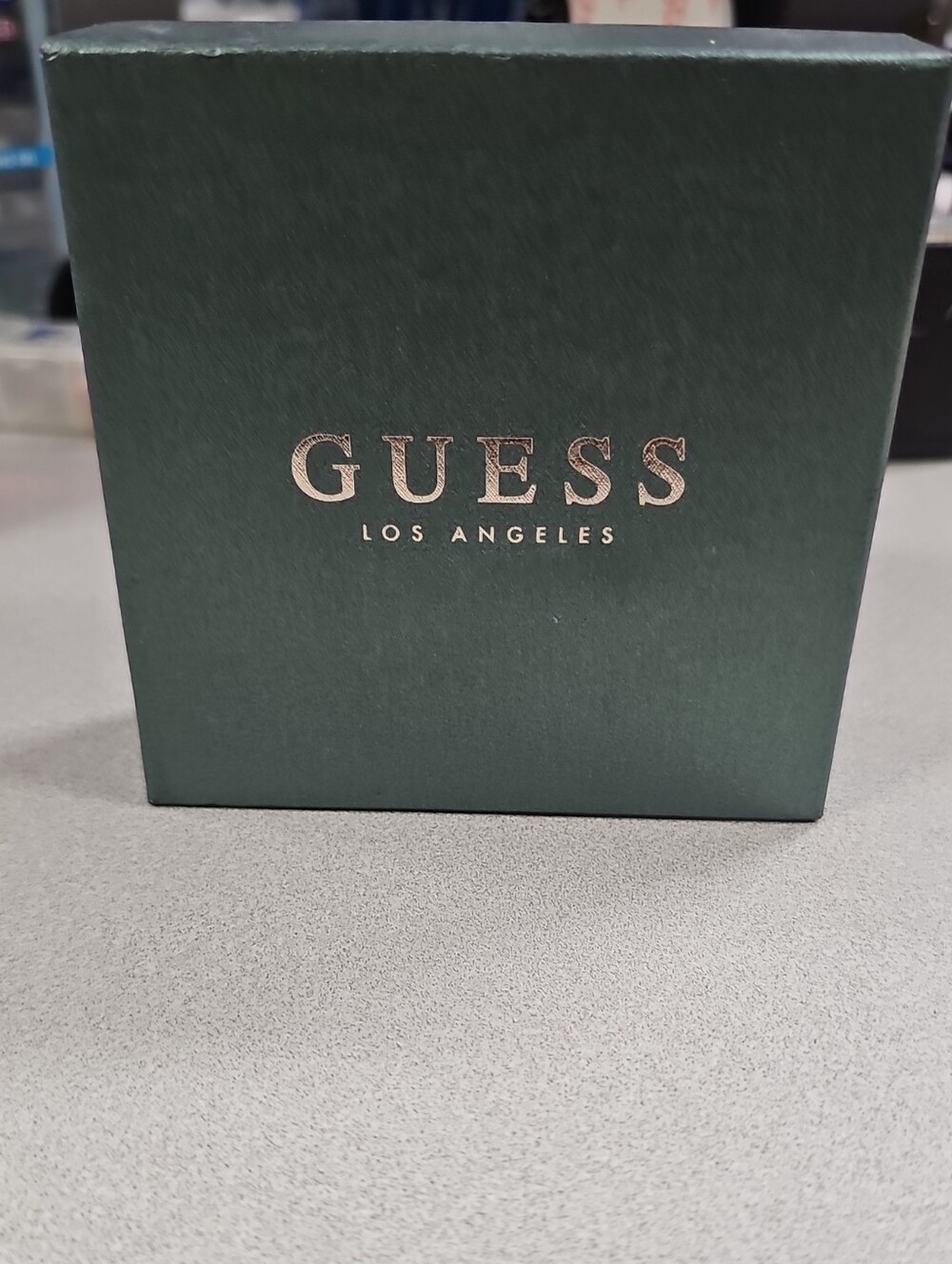 Guess Bracelet Box in Forest Green with Gold Logo